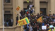 درگیری رییس‌جمهور سریلانکا با کارکنان فرودگاه هنگام فرار از کشور