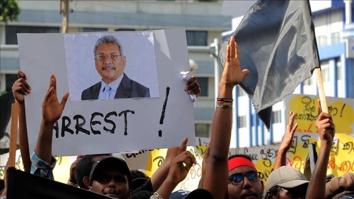 فرار رییس‌جمهور سریلانکا به مالدیو