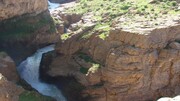 تصاویر حیرت انگیز و چشم نواز از وحشی‌ترین آبشار ایران | آبشار کردیت زیبا در دامنه کوه‌های چهار محال و بختیاری / فیلم