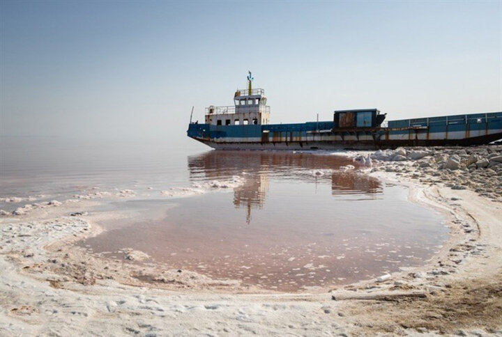 فقط ۵ درصد از «دریاچه ارومیه» باقی مانده! + عکس