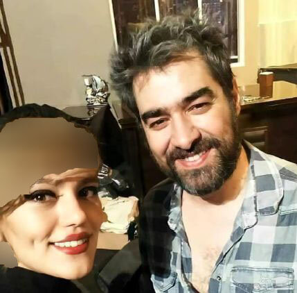 شهاب حسینی با یک زن