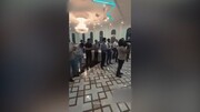 اجرای عجیب سرود سلام فرمانده در جشن عروسی + همخوانی حاضرین / فیلم