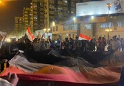 تجمع اعتراضی مردم عراق در واکنش به حمله هوایی ترکیه