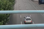 تصاویری عجیب از کاروان اسکورت پوتین در تهران با ۴۵ اتومبیل! / فیلم