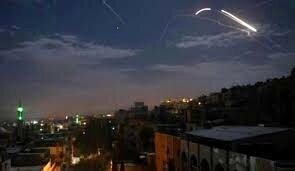 حمله موشکی رژیم صهیونیستی به آسمان دمشق