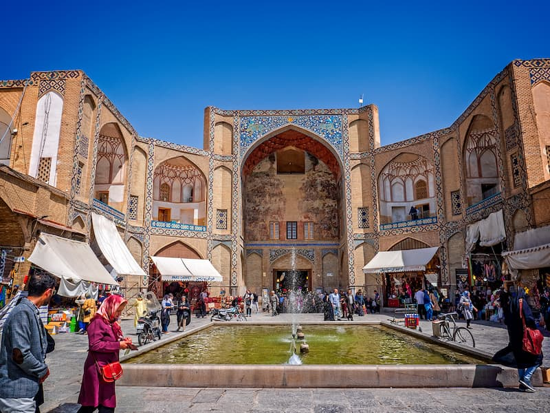 نمایی از بازار اصفهان