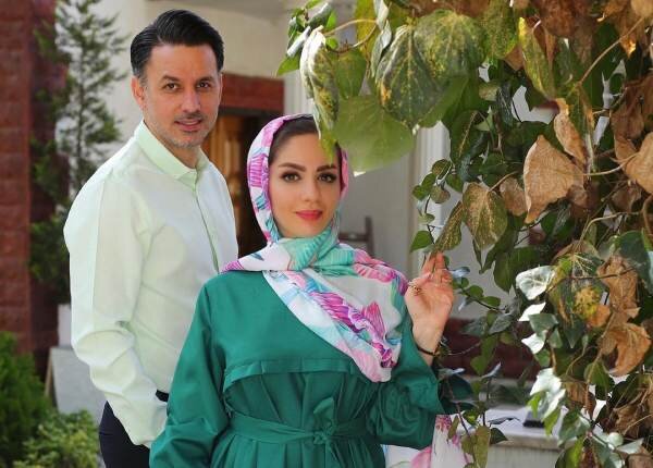 عاشقانه‌های مبینا نصیری و همسرش مهدی توتونچی در سالگرد ازدواجشان + عکس