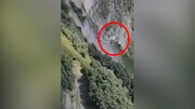 ویدیو هولناک از لحظه سقوط هلیکوپتر در رشته کوه قفقاز + ۵ سرنشین بالگرد زنده ماندند؟ /  فیلم
