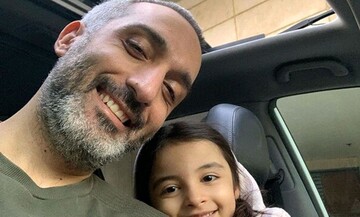 رقص امیر مهدی ژوله و دخترش گندم  وسط برنامه صداتو + فیلم