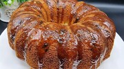 دستور پخت کیک سیب مجلسی مغزدار و کشمشی مناسب برای مجالس و میهمانی ها / فیلم