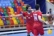 تیم ملی هندبال ایران در برابر ترکیه پیروز شد