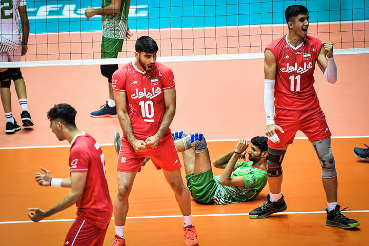 والیبالیست‌های ایرانی در جام کنفدراسیون آسیا به پیروزی رسیدند