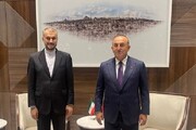گفتگوی تلفنی وزیر خارجه ترکیه با امیرعبداللهیان