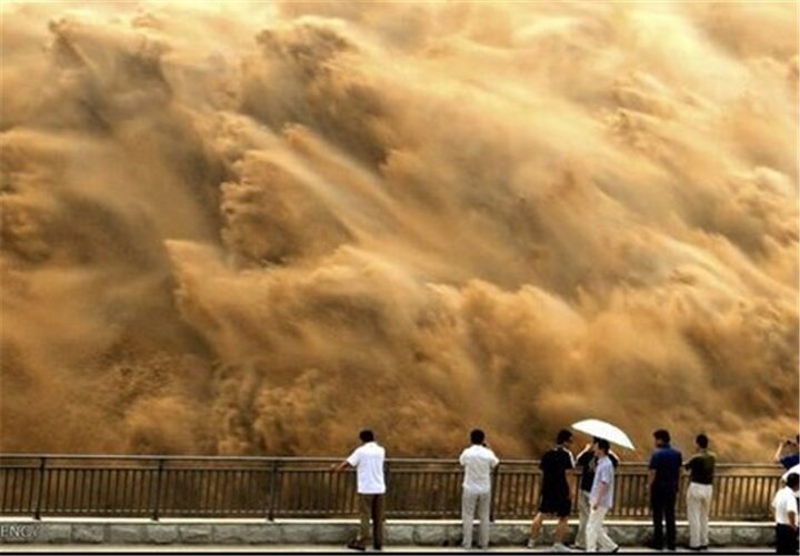 عکسی شگفت انگیز از رودخانه زرد در چین