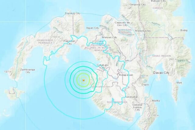 وقوع زلزله شدید ۶.۱ ریشتری در فیلیپین 