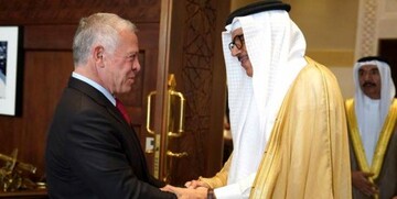دیدار  وزیر خارجه بحرین با شاه اردن