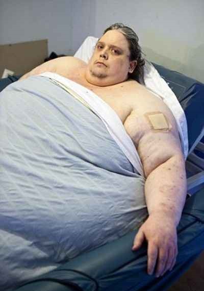 چاق ترین آدم دنیا