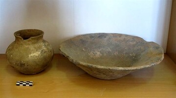 ۳ ظرف سفالی هزاره اول قبل از میلاد در زنجان کشف شد