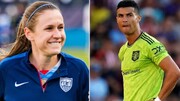 فوتبالیست زن آمریکایی رونالدو را مسخره کرد