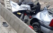 فوت ۵ نفر در حادثه تلخ واژگونی خودرو در آزادراه تبریز - سهند