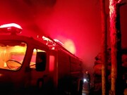 آتش‌سوزی یک دستگاه اتوبوس با ۴۴ مسافر در یزد