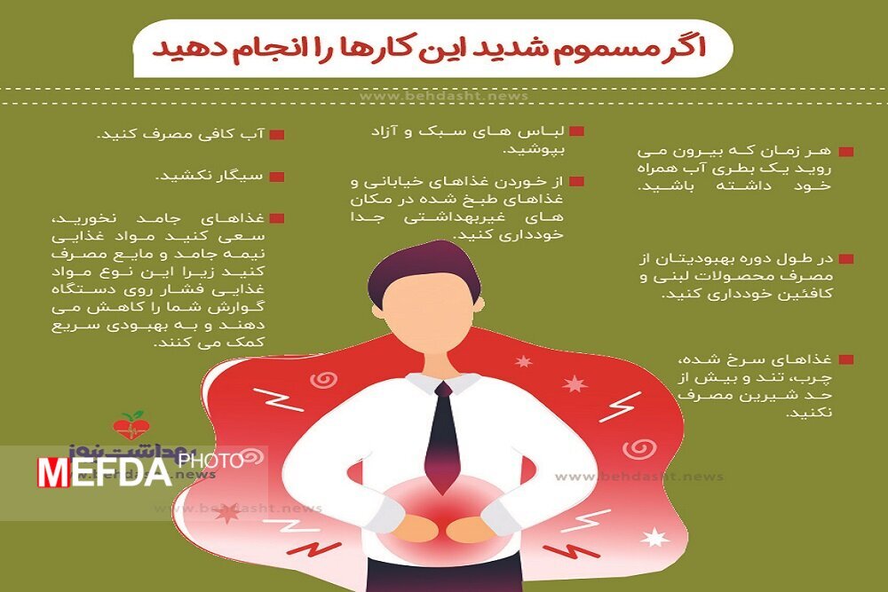 اگر دچار مسمومیت غذایی شدیم چه کار کنیم؟ / عکس