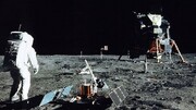 قدم زدن جالب فضانوردان آپولو ۱۱ روی کره ماه / فیلم