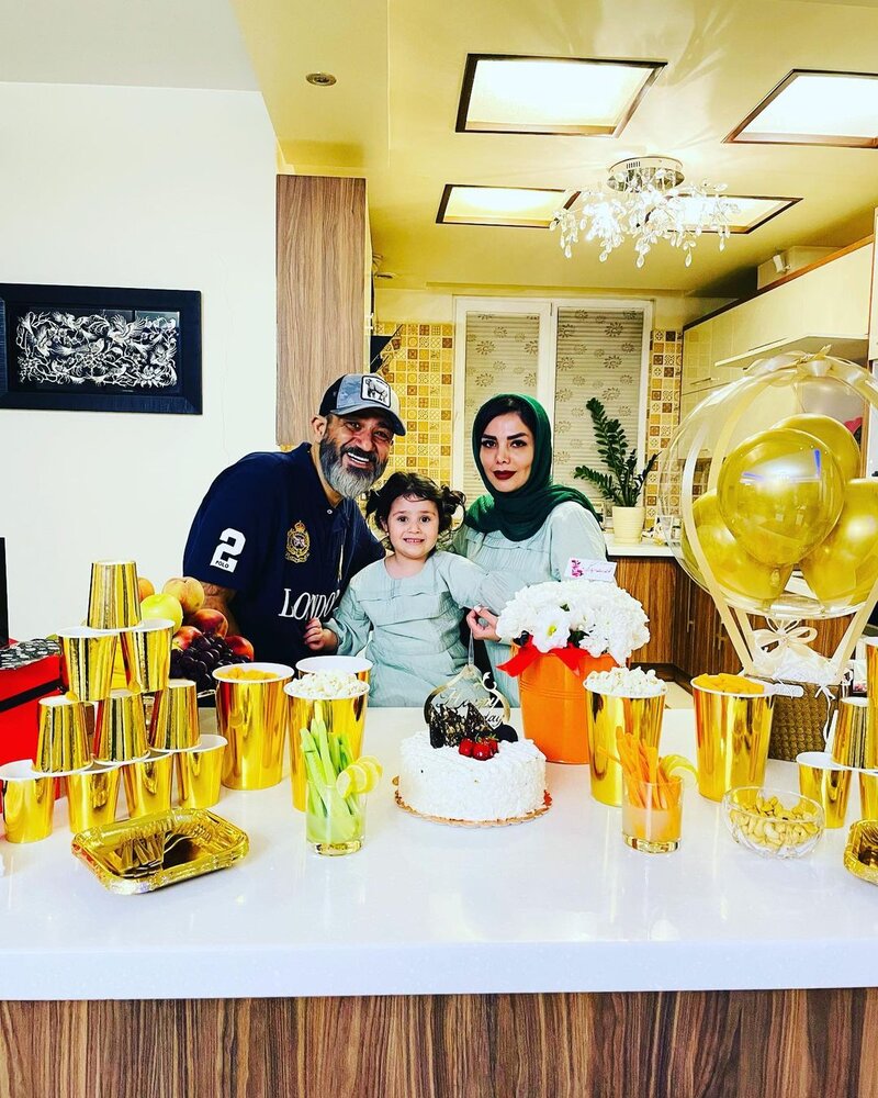 سورپرایز تولد مهران غفوریان توسط همسرش/عکس