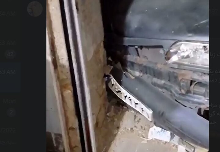 مرگ دلخراش کودک زباله گرد تهرانی پس از تصادف خودروی پراید با سطل زباله + فیلم
