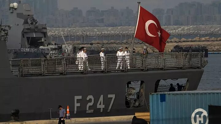 ورود کشتی جنگی ترکیه به اسرائیل برای نخستین بار 