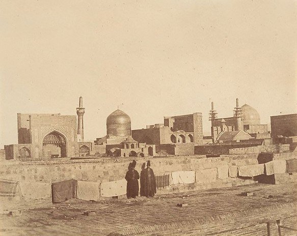 تصویر۱۶۰ سال پیش عکاس ایتالیایی از حرم امام رضا {ع}