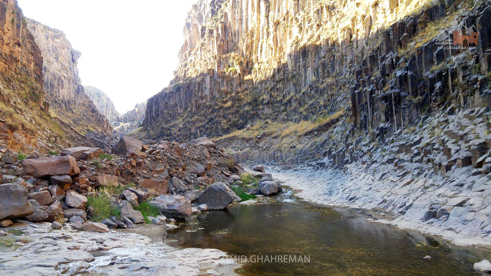 دره‌ای با رودخانه‌های فراوان در آذربایجان غربی