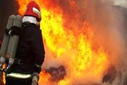آتش‌سوزی مرگبار یک هتل در کربلا + فیلم