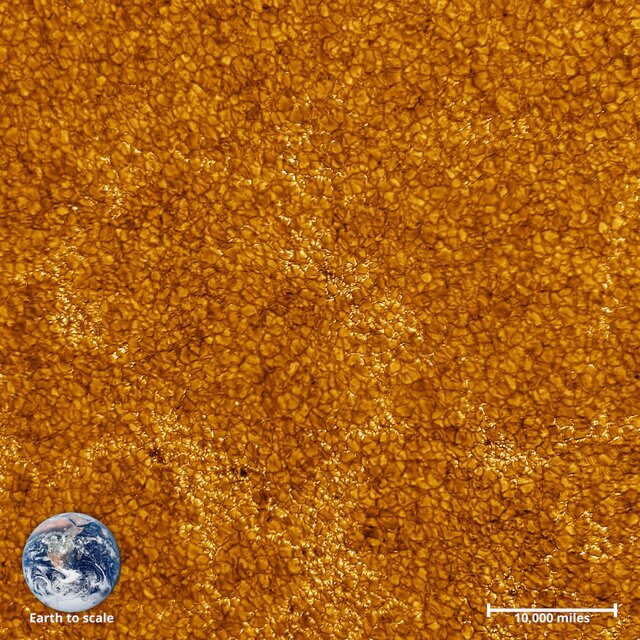 ثبت تصاویر خیره‌کننده از خورشید توسط بزرگترین تلسکوپ خورشیدی جهان