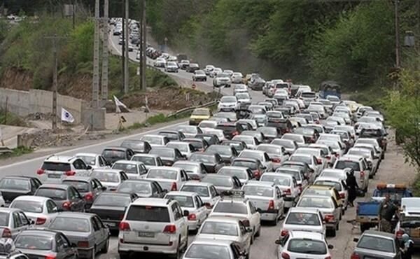ترافیک شدید در محور حمیل - سرابله - ایلام