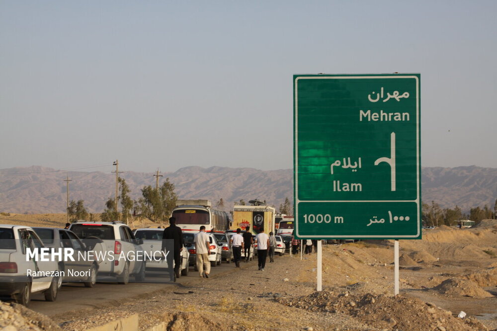 ترافیک جاده ایلام-مهران