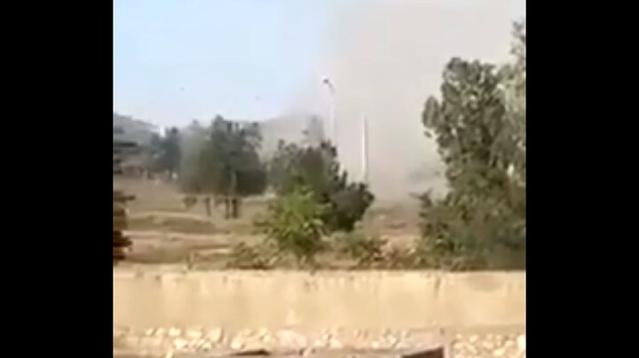 سقوط بالگرد طالبان در شهر کابل افغانستان + فیلم