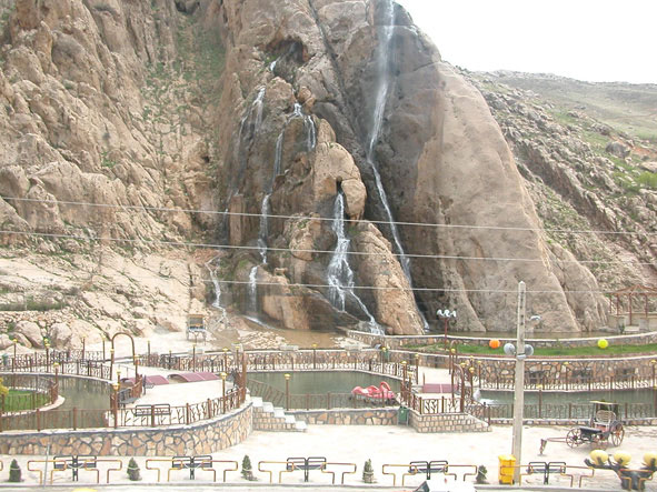 پرآبترین چشمه ایران در کرمانشاه