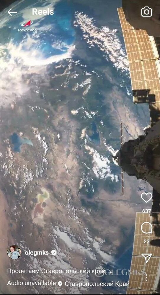 عکس | نمای تلخ از دریاچه ارومیه از ایستگاه فضایی!