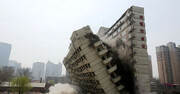 تصاویر هولناک از آتش سوزی وحشتناک در برج بلند چین + فیلم