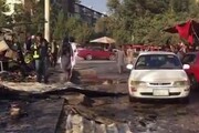 آتش‌سوزی وحشتناک در بازار مکروریان کابل + فیلم