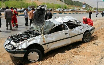 واژگونی وحشتناک خودرو در لرستان/ ۵ نفر کشته شدند!