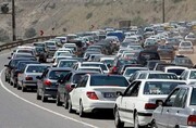 ترافیک شدید جاده کرج - چالوس + یکشنبه ۳ مهر ۱۴۰۱