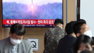کره‌شمالی باز هم موشک‌ شلیک کرد