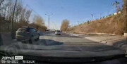ویدیو دلخراش از تصادف مرگبار خودرو با تیر برق وسط اتوبان