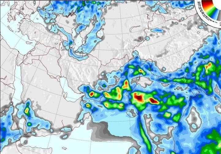گزارش هواشناسی ۱۲ مهر ۱۴۰۱ / آغاز بارش باران در این مناطق کشور
