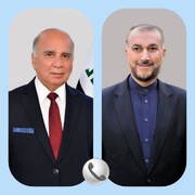 گفتگوی تلفنی امیرعبداللهیان با وزیر خارجه عراق