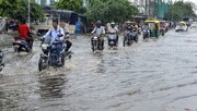 باران در هند جان ۱۸ نفر را گرفت