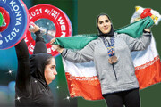 الهام حسینی در مسابقات قهرمانی زنان آسیا مدال طلا گرفت