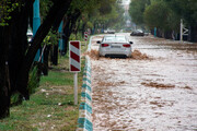 بارش باران رگباری در گرگان | احتمال بروز سیل در استان گلستان + فیلم